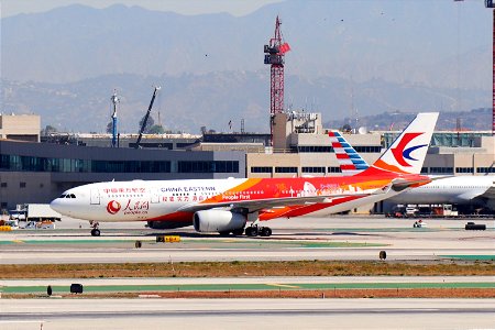 China Eastern Airlines A330-200 at LAX photo