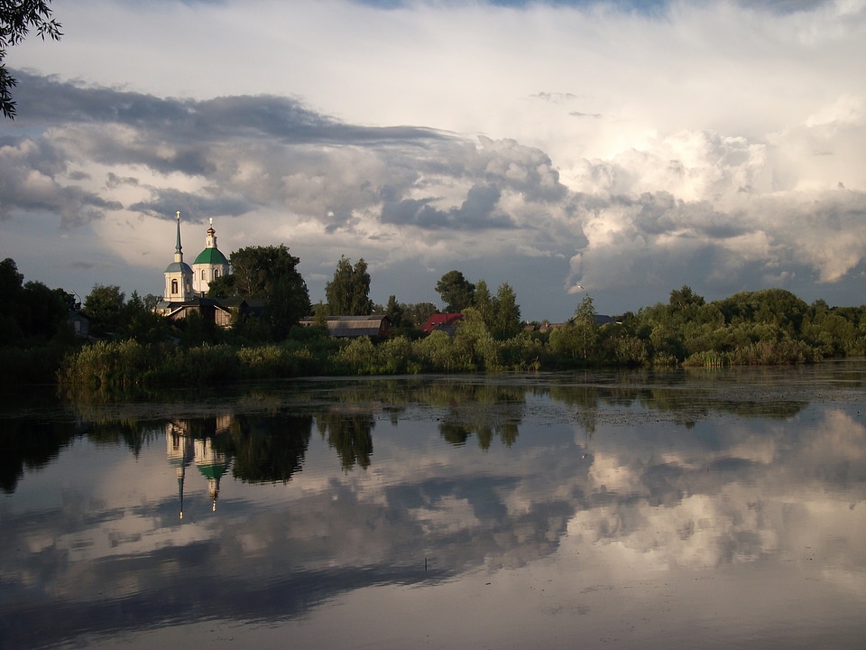 Kiovo Lake in Lobnya, Moskovskaya Russia