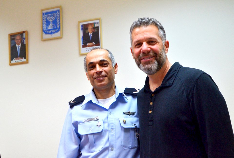 Israel National Police Brig. Gen. Coresh Barnoor and FBI Legal Attaché Cary Gleicher