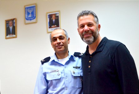 Israel National Police Brig. Gen. Coresh Barnoor and FBI Legal Attaché Cary Gleicher