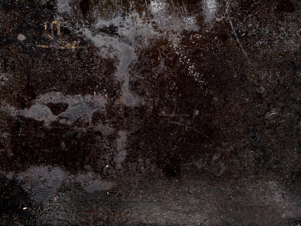 dirty black steel plate
