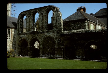 Cloister ruins, Rochester Cathedral photo