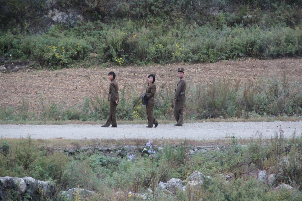 group of North Korean soldiers