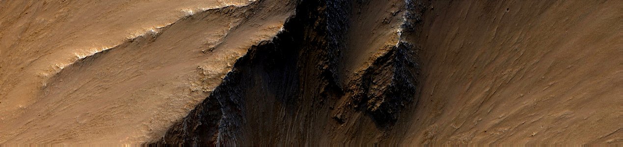 Mars - Northwest Wall of Juventae Chasma photo
