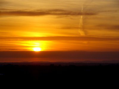 Sunset Old Sodbury photo