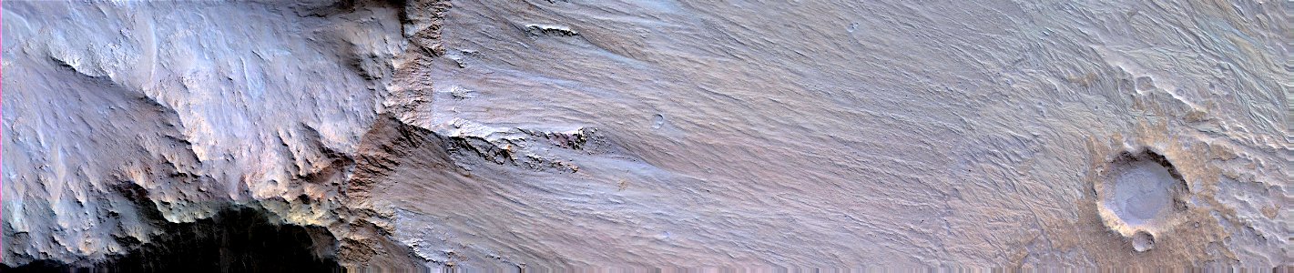 Mars - Landslide in Valles Marineris photo