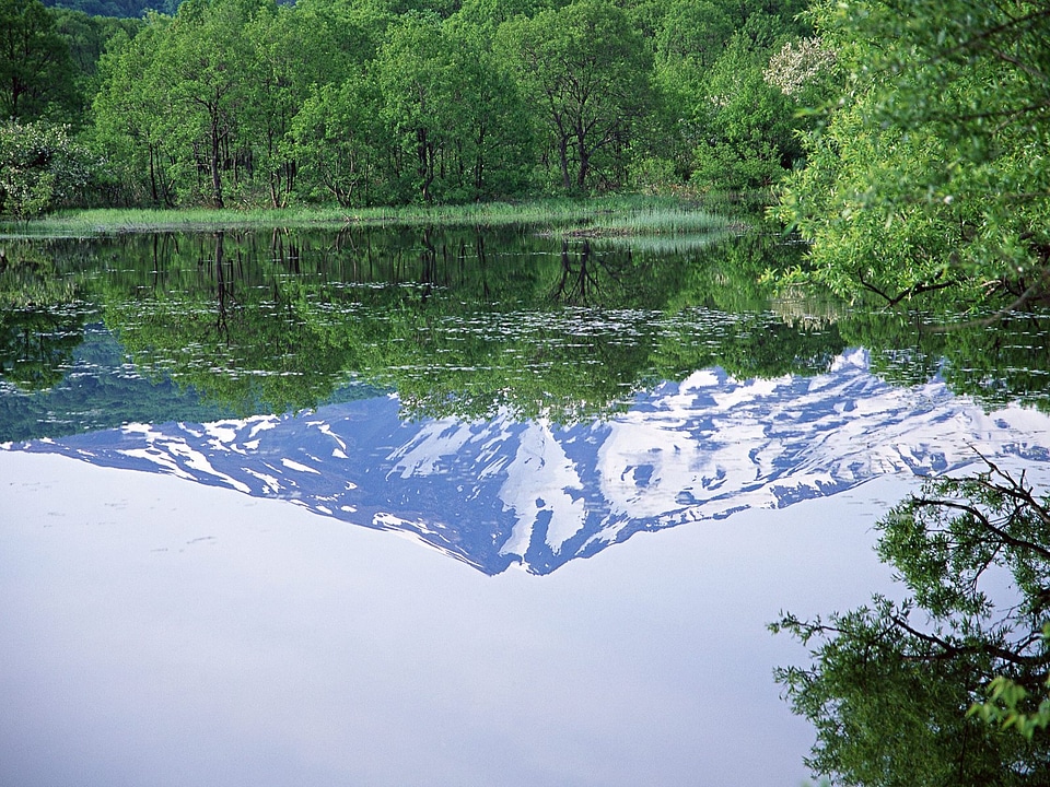 reflection of mt.Fuji
