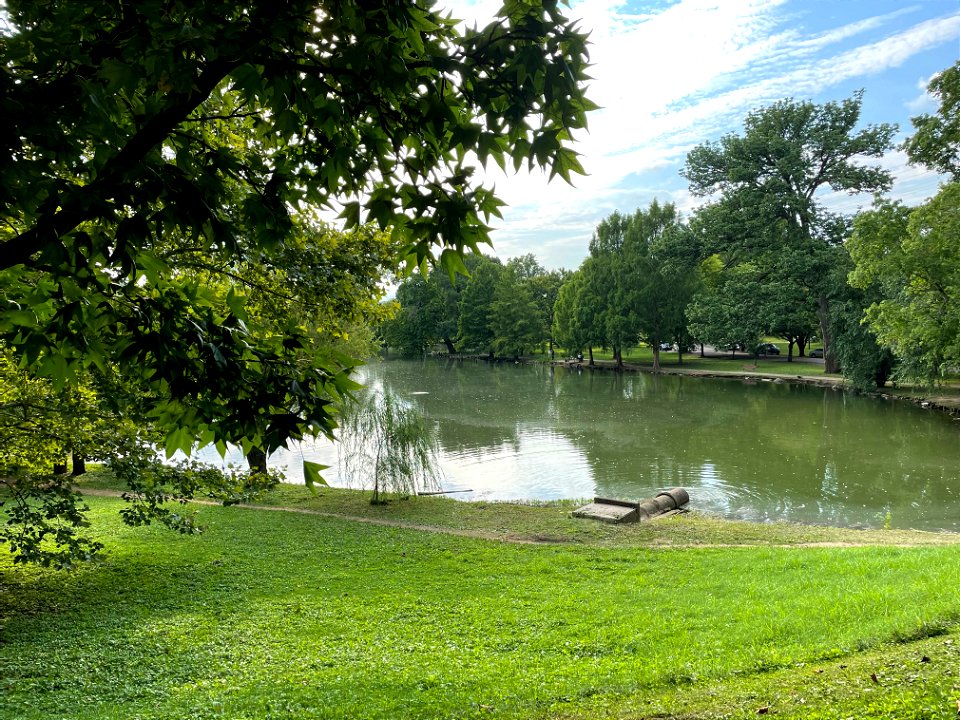 Lake in Yoctangee Park Chillicothe OH 2022
