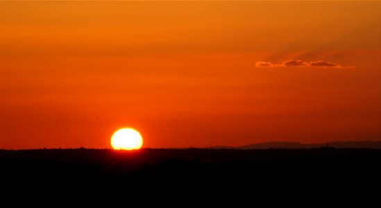 Sunset from Old Sodbury photo