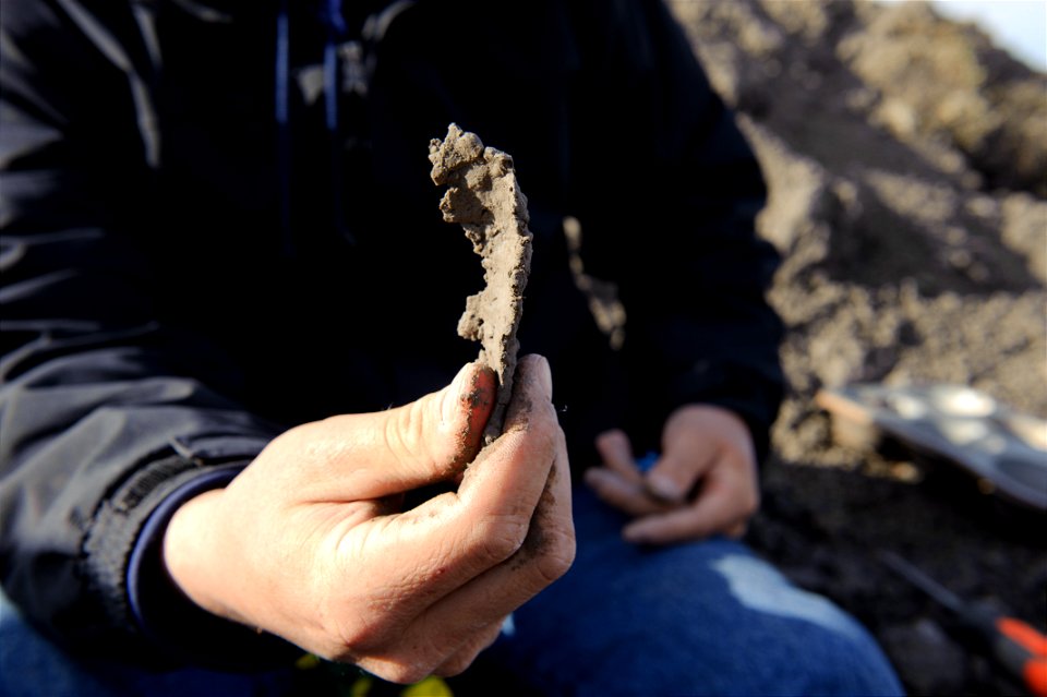 Making soil ribbon