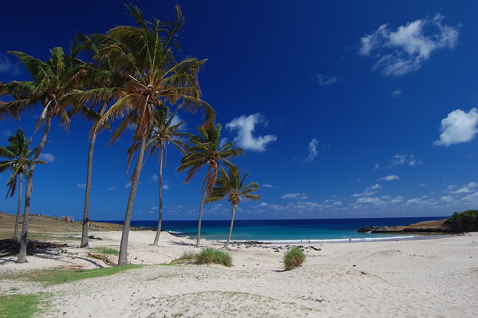 Anakena Beach Easter Island Chile