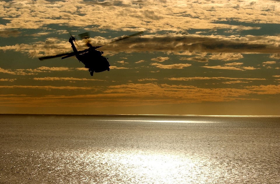 helicopter to return from the mission