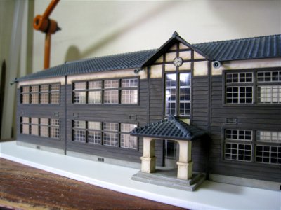 木造校舎の学校 photo