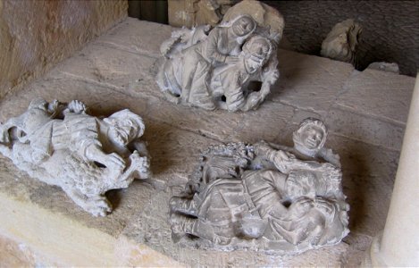 SAMSON terrassant le lion SAMSON sur les genoux de DALILA ARISTOTE  chevauche  par une courtisane