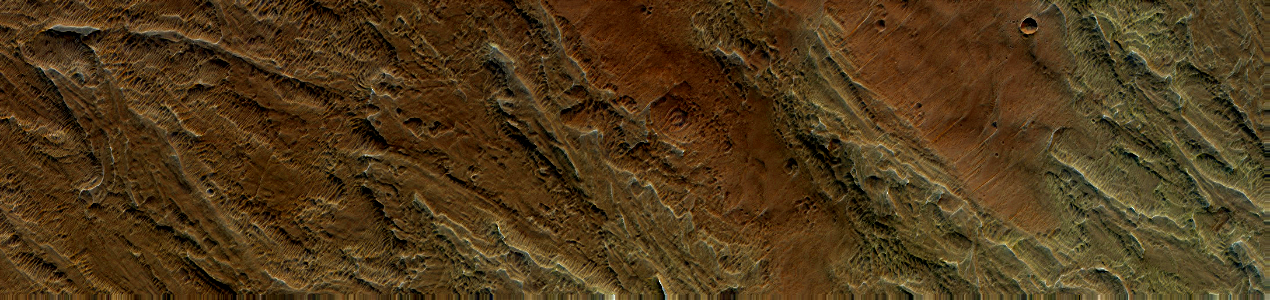 Mars - Layers in Crater photo