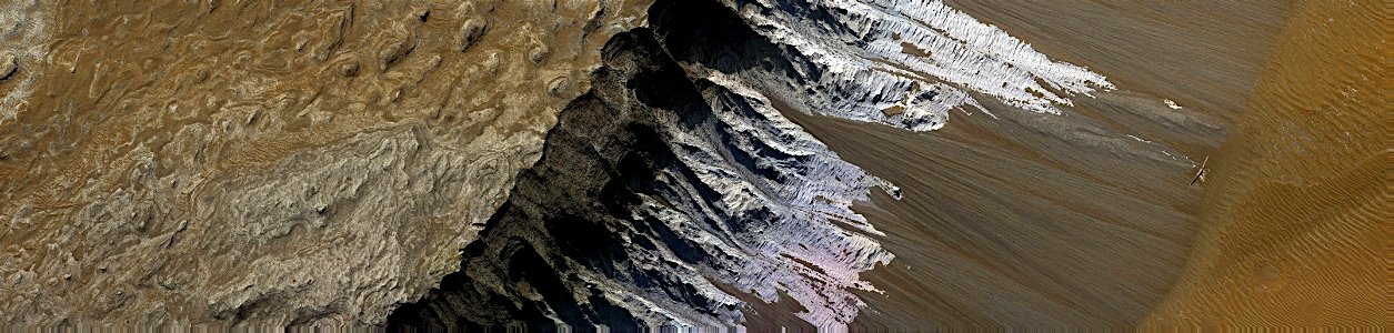 Mars - Mass Wasting in Valles Marineris