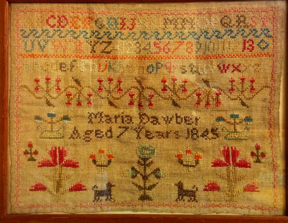 1845DawberMariaSampler