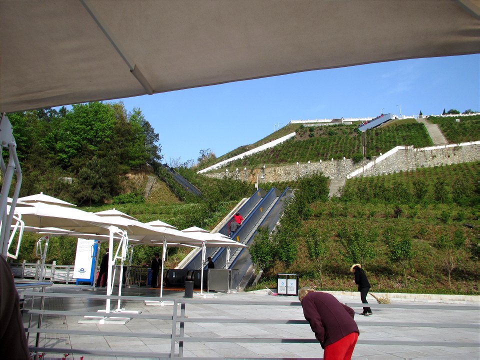Escalators to the Top Yangtze Dam