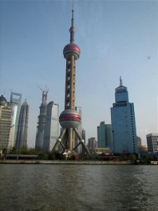 Shanghai Tower from the river