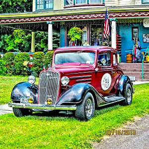 Elmira Ny ~ Christmas House ~ 361 Maple Avenue ~ Maple Avenue Historic District  - Vintage Coupe
