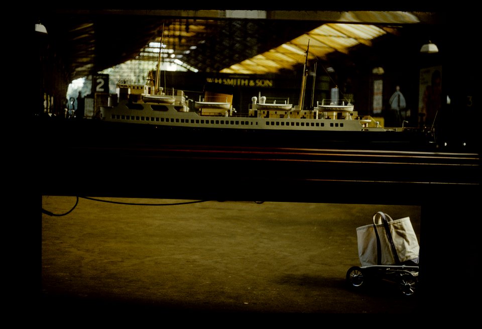 Ship model in Windsor Station
