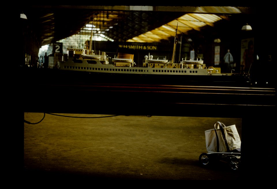 Ship model in Windsor Station photo