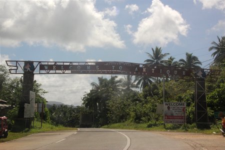 National Highway Welcome Sign of Antique photo