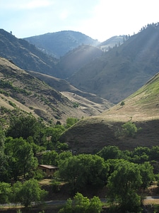 A side canyon of the Little Salmon River Idaho photo