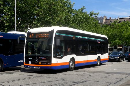 ESWE, Wiesbaden - Wagen 160 - WI-VG 1160 - Mercedes-Benz O 530 eCitaro (2021) - Wiesbaden, 22.07.2022