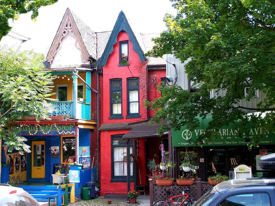 Toronto Ontario - Canada - Baldwin Village With Buildings Built About 1860 - Heritage District photo