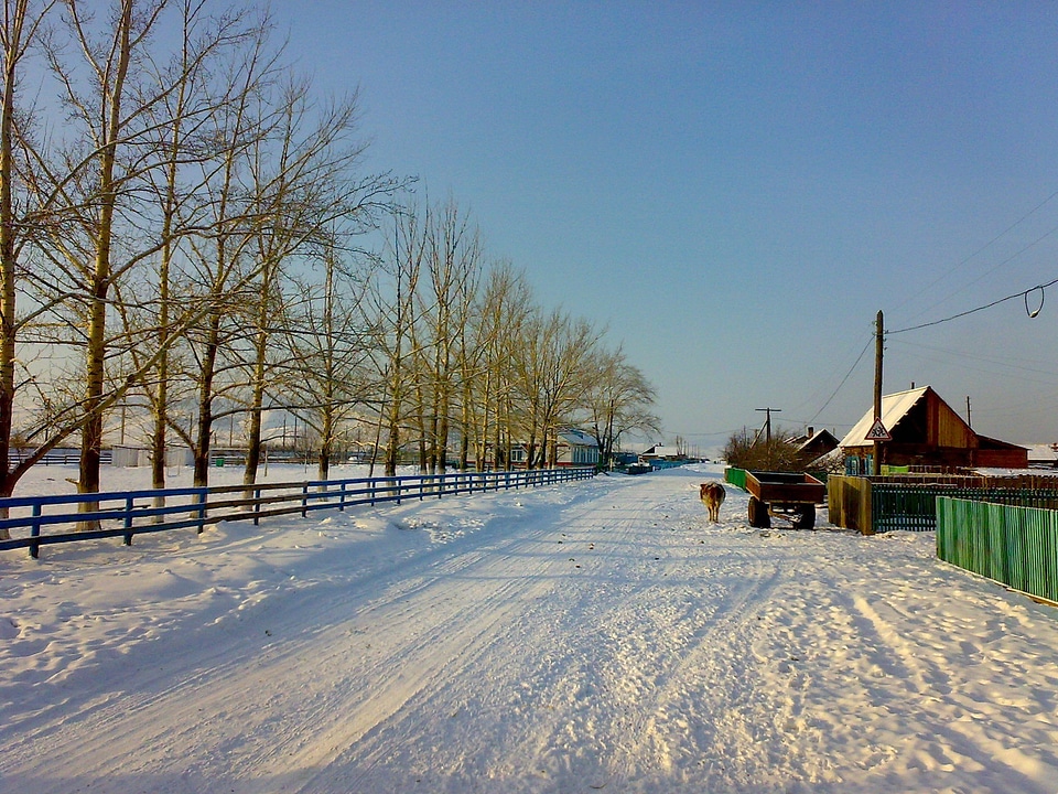 Clouds winter snow