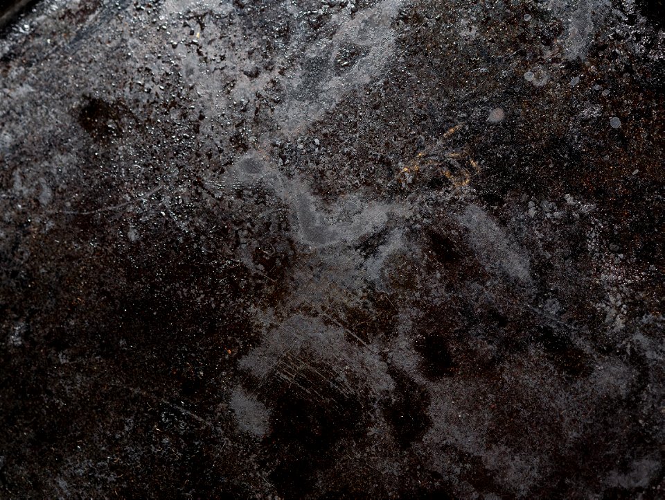 dirty black steel plate