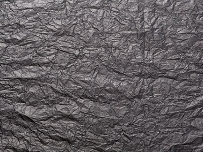 black crumpled paper photo