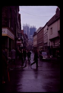 York Minster from Low Petergate and Church streets photo