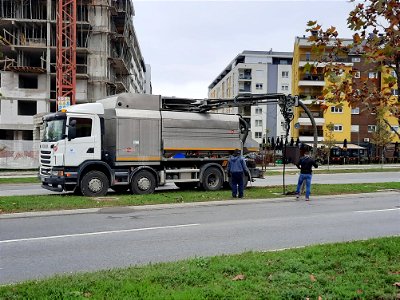 Čišćenje kanalizacionog kolektora / Cleaning sewage collector