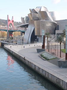 Entrance of Guggenheim Museum photo