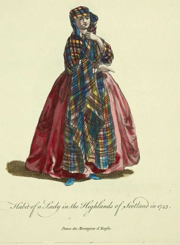 Highland Costume 18th century stereotype photo