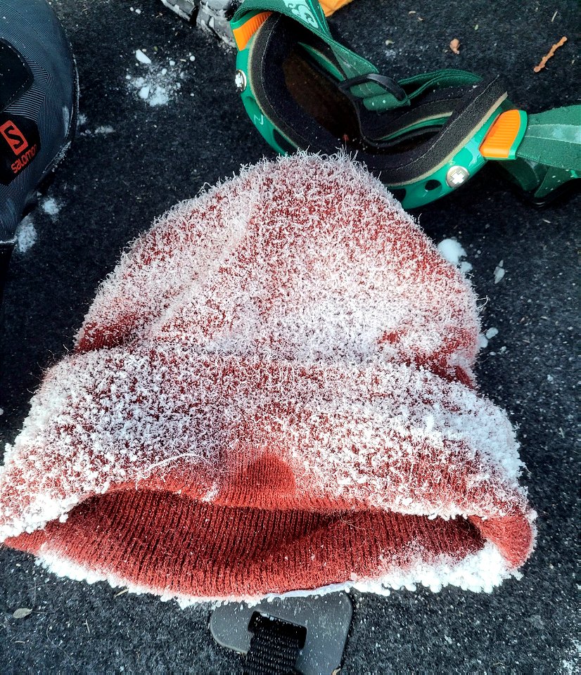 Frosty hat photo