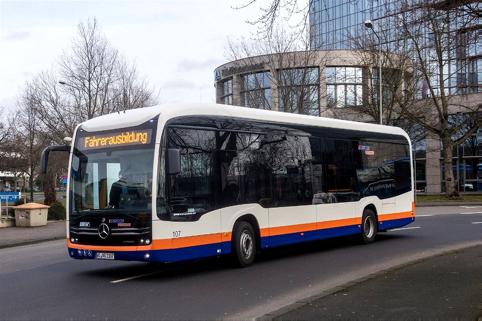 ESWE, Wiesbaden - Wagen 107 - WI-VG 1107 - Mercedes-Benz O 530 eCitaro (2019) - Wiesbaden, 30.01.2020