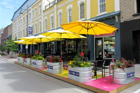 The color of parasols! photo