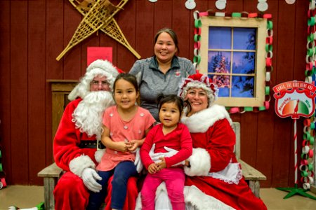 Emmonak welcomes Santa to town photo