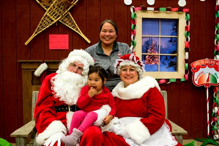 Emmonak welcomes Santa to town photo