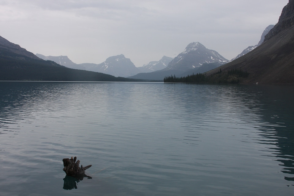 beautiful Lake Louise and mountains in Alberta, Canada