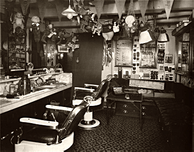 Olympic's second class barber shop