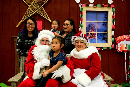 Emmonak welcomes Santa to town photo