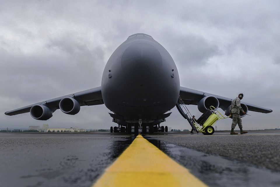 C-5 Galaxy at runway