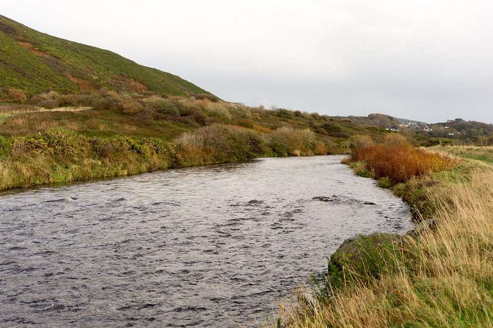 The Ystwyth stream and valley