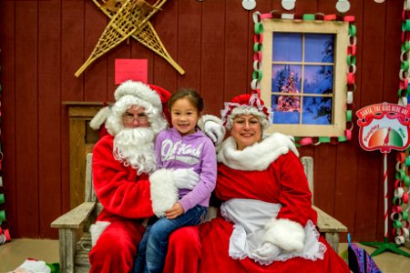 Emmonak welcomes Santa to town photo