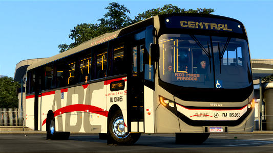 Ônibus Caio Apache Vip V Skin ABC ETS2 Euro Truck Simulator 2
