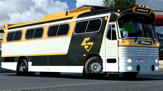 Ônibus Dina Olimpico Bus Skin ED ETS2 Euro Truck Simulator 2